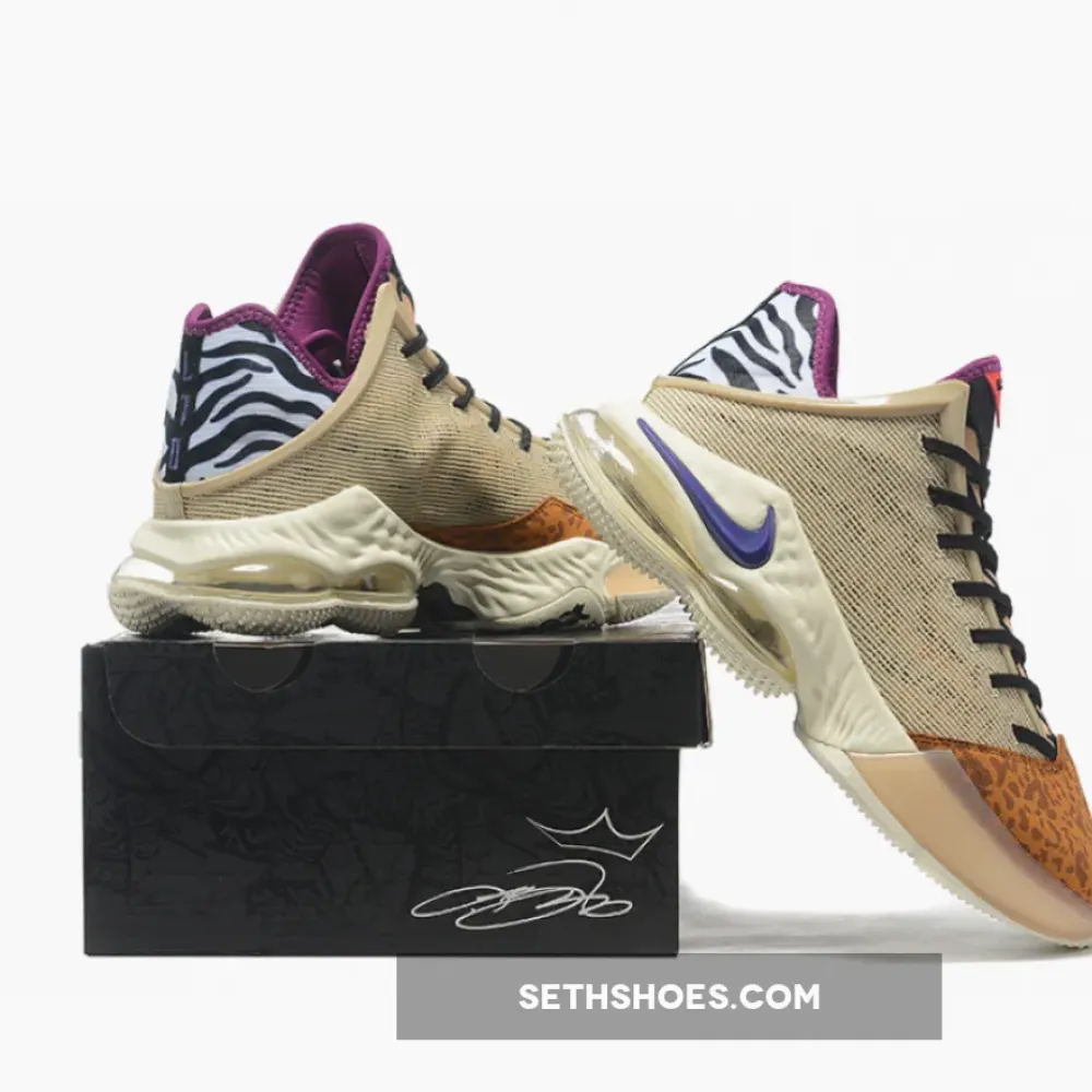 Nike LeBron 19 Low Safari Prints  DM1058-200