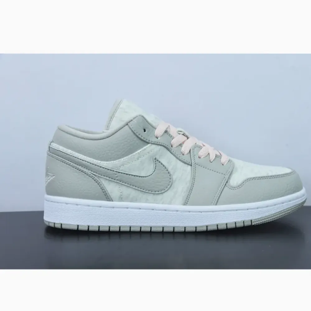 Air Jordan 1 Low Light Iron Ore/White-Atmosphere  DQ6076-001