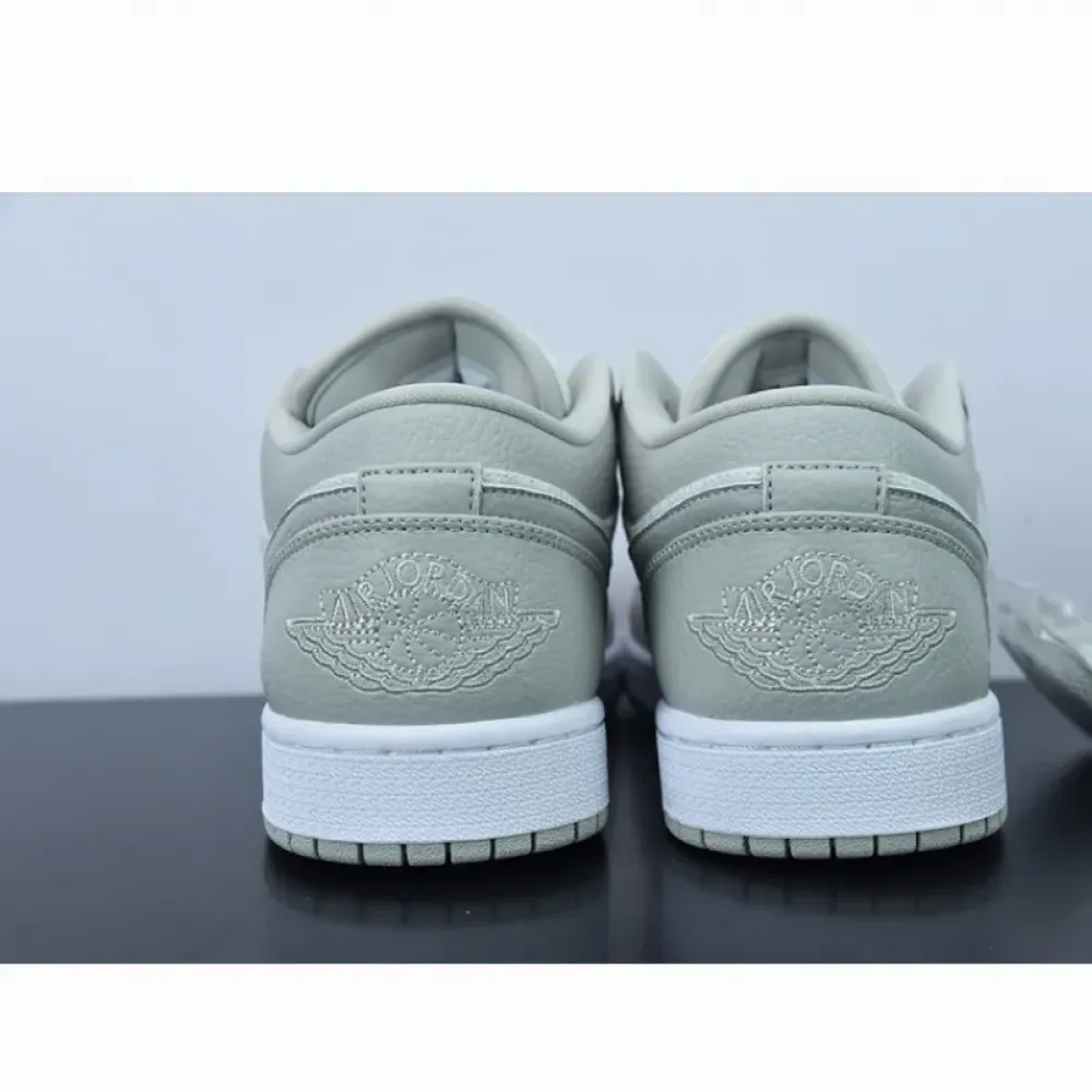 Air Jordan 1 Low Light Iron Ore/White-Atmosphere  DQ6076-001