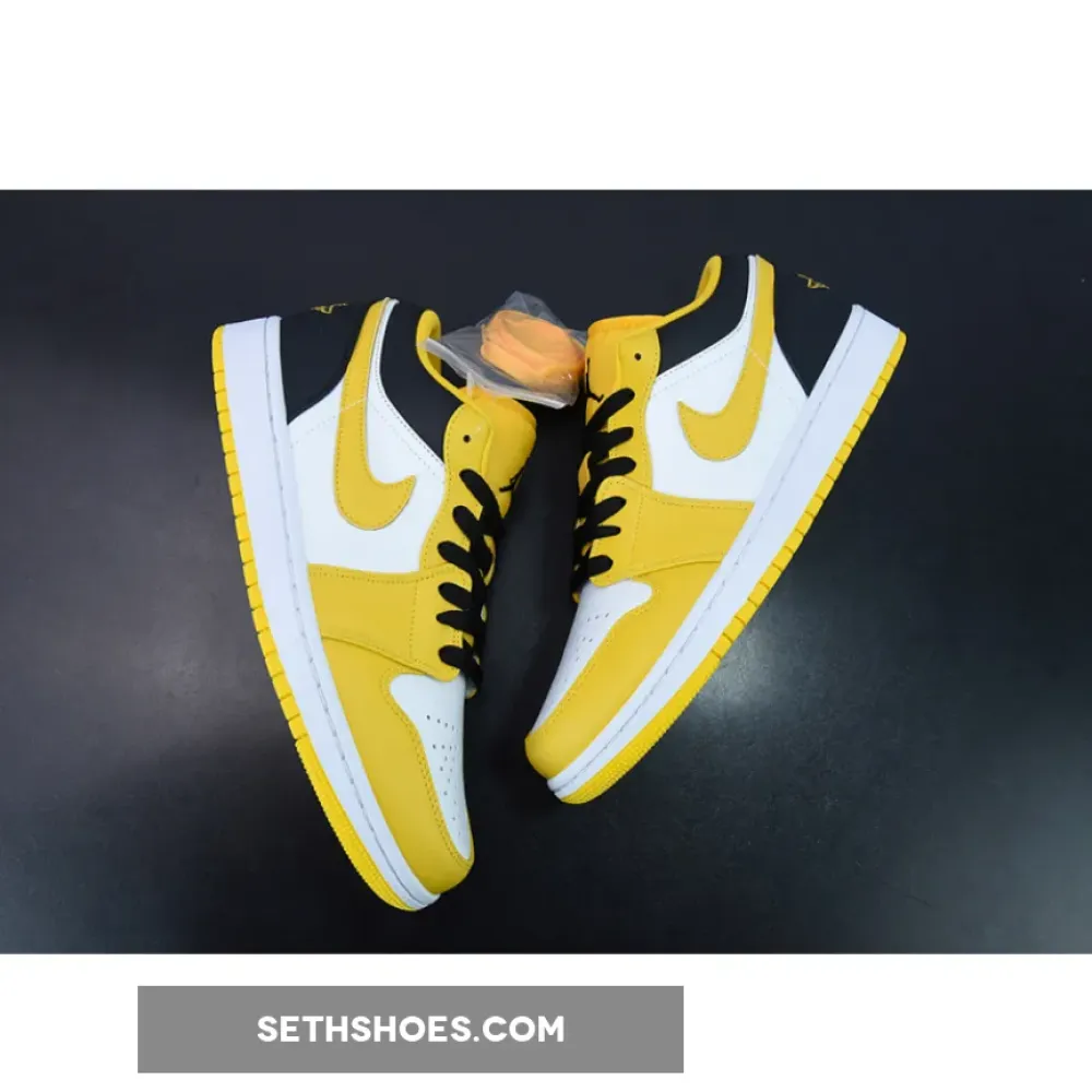 Air Jordan 1 Low University Gold/White-Black  553560-701