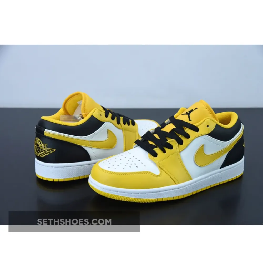 Air Jordan 1 Low University Gold/White-Black  553560-701