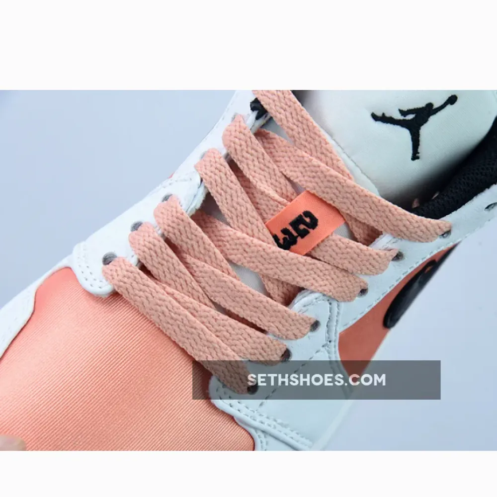 Air Jordan 1 Low GS White/Light Madder Root-Black  DM8960-801