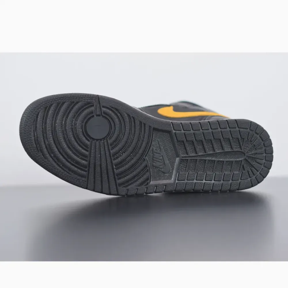 Air Jordan 1 Mid Black/University Gold-White  CI9352-001