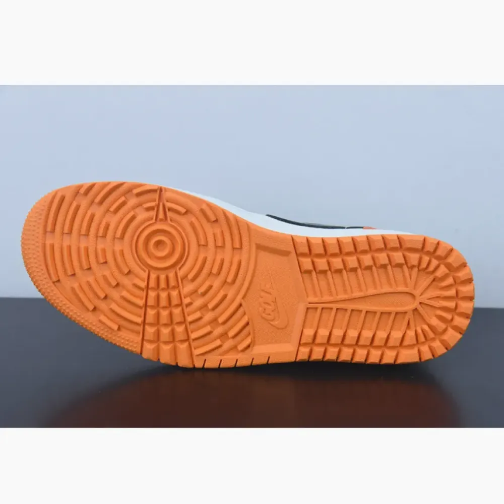 Air Jordan 1 Low Golf “Shattered Backboard” Starfish/White/Black  DD9315-800