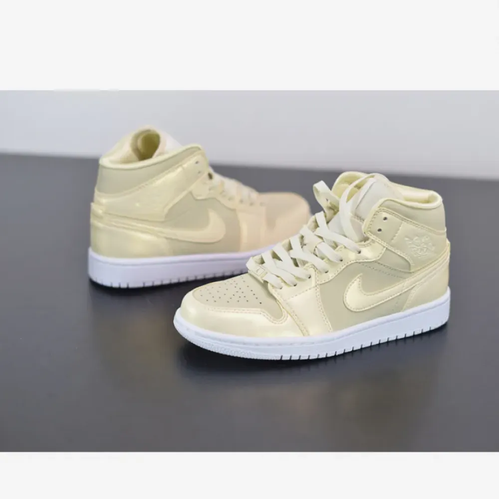 Air Jordan 1 Mid Lemon Yellow  CK6587-200