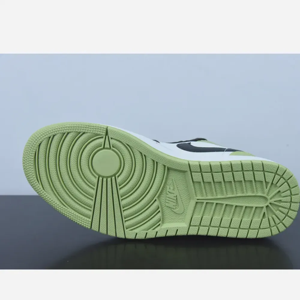 Air Jordan 1 Low “Vivid Green Snakeskin” Vivid Green/Black/White  DX4446-301