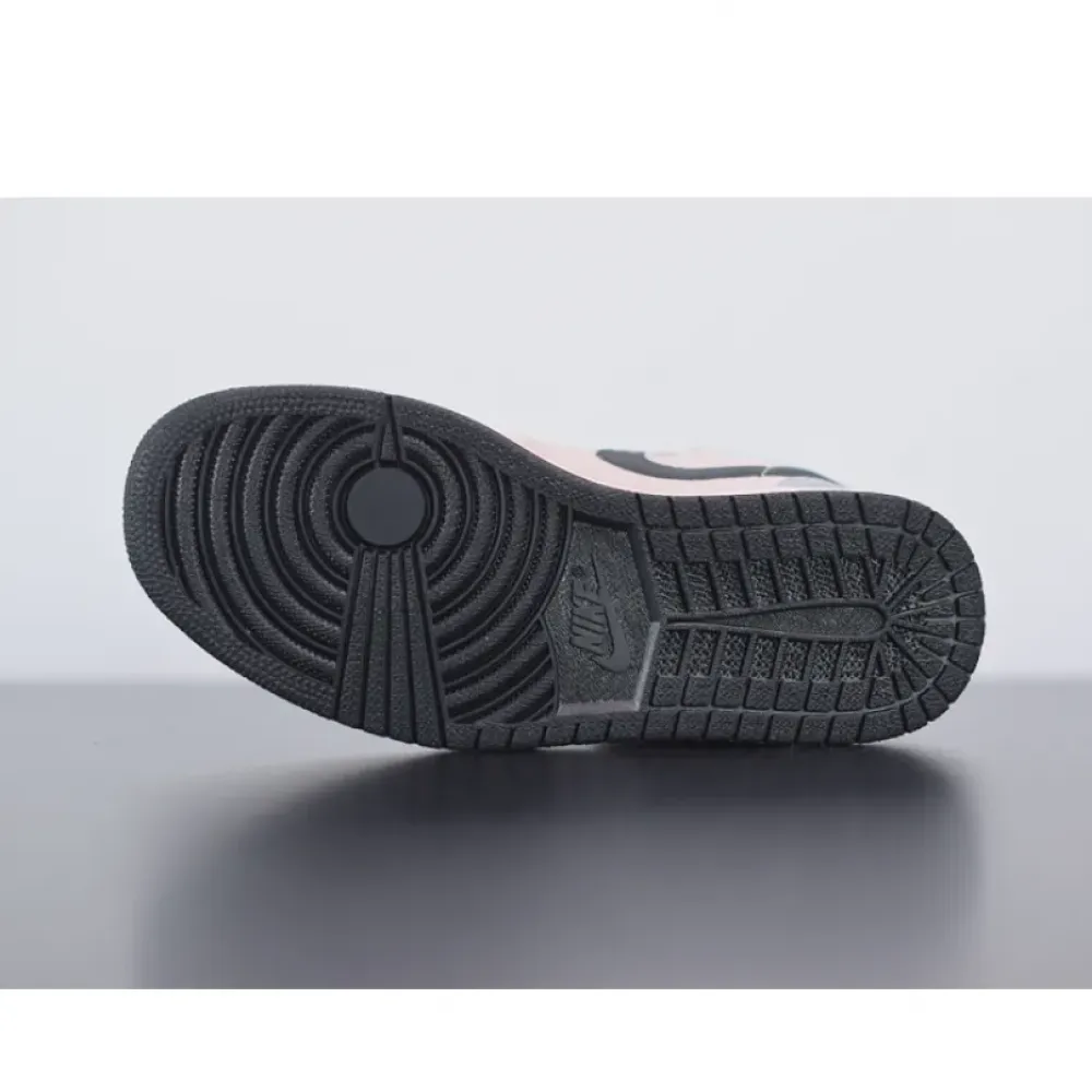 Air Jordan 1 Mid Barely Rose/Black/Multi  BQ6472-602