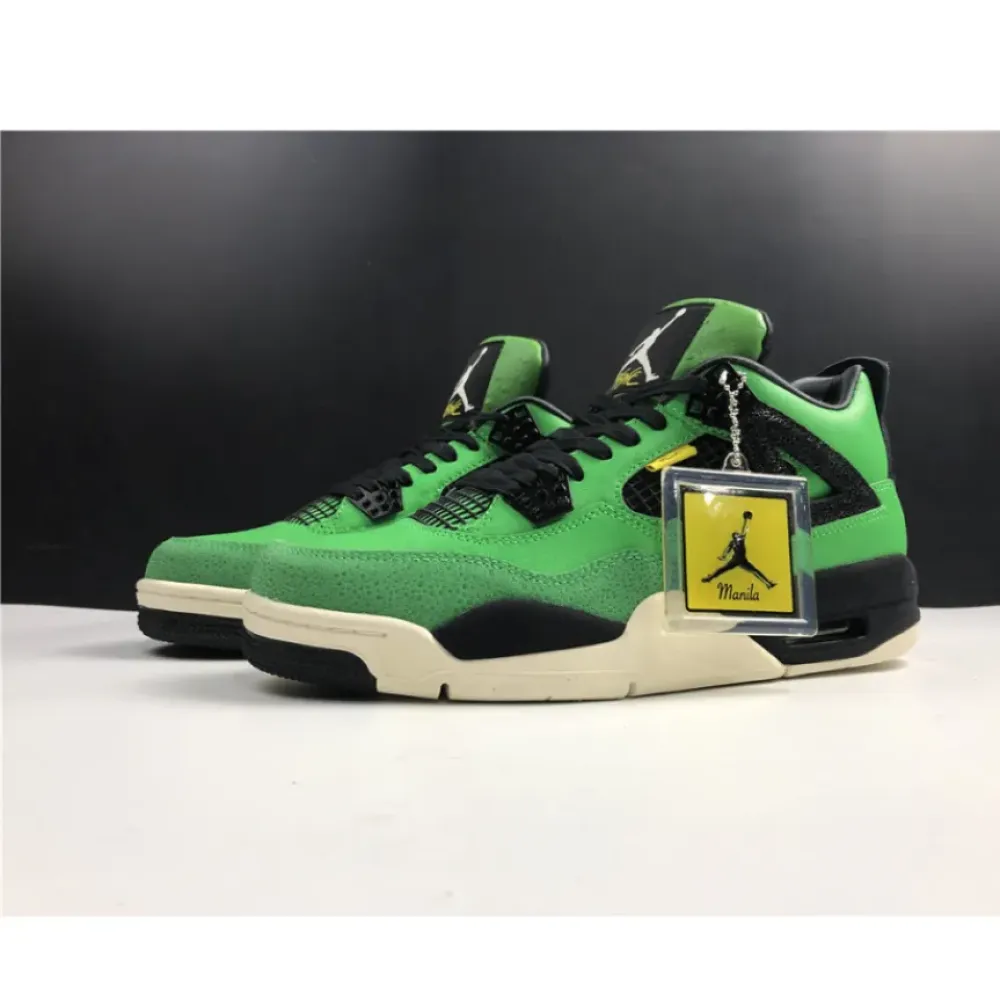 Air Jordan 4 (IV) Retro “Manila” Green Black