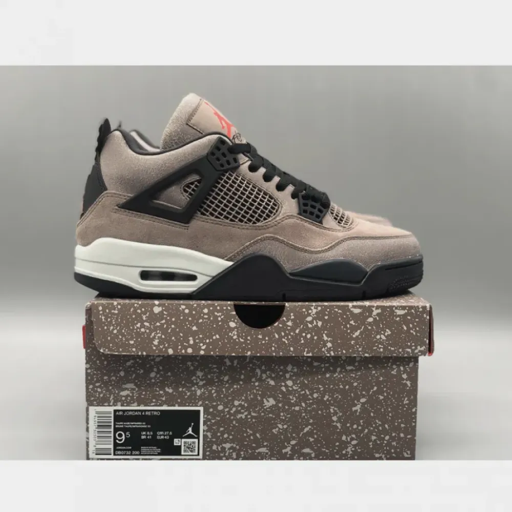 Air Jordan 4 (IV) Retro Taupe Haze/Oil Grey/Off White/Infrared 23