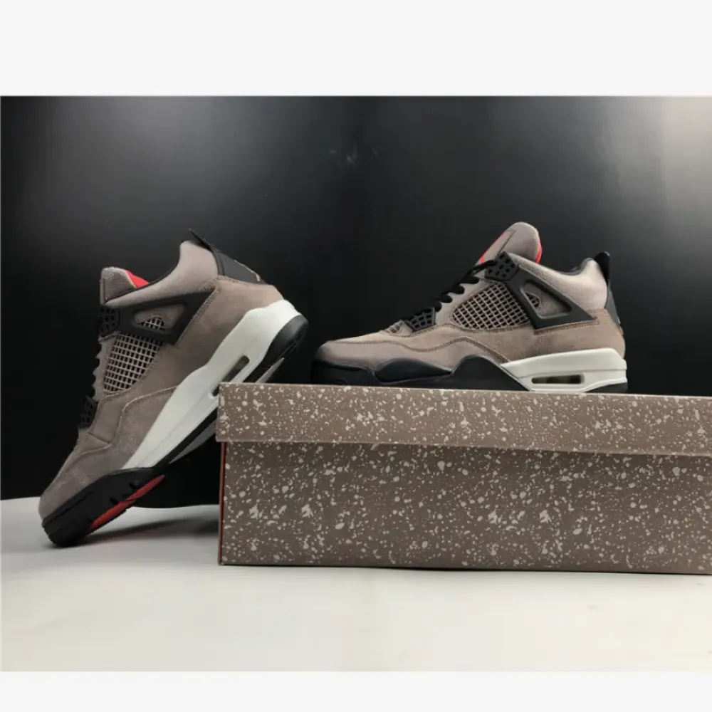 Air Jordan 4 (IV) Retro Taupe Haze/Oil Grey/Off White/Infrared 23