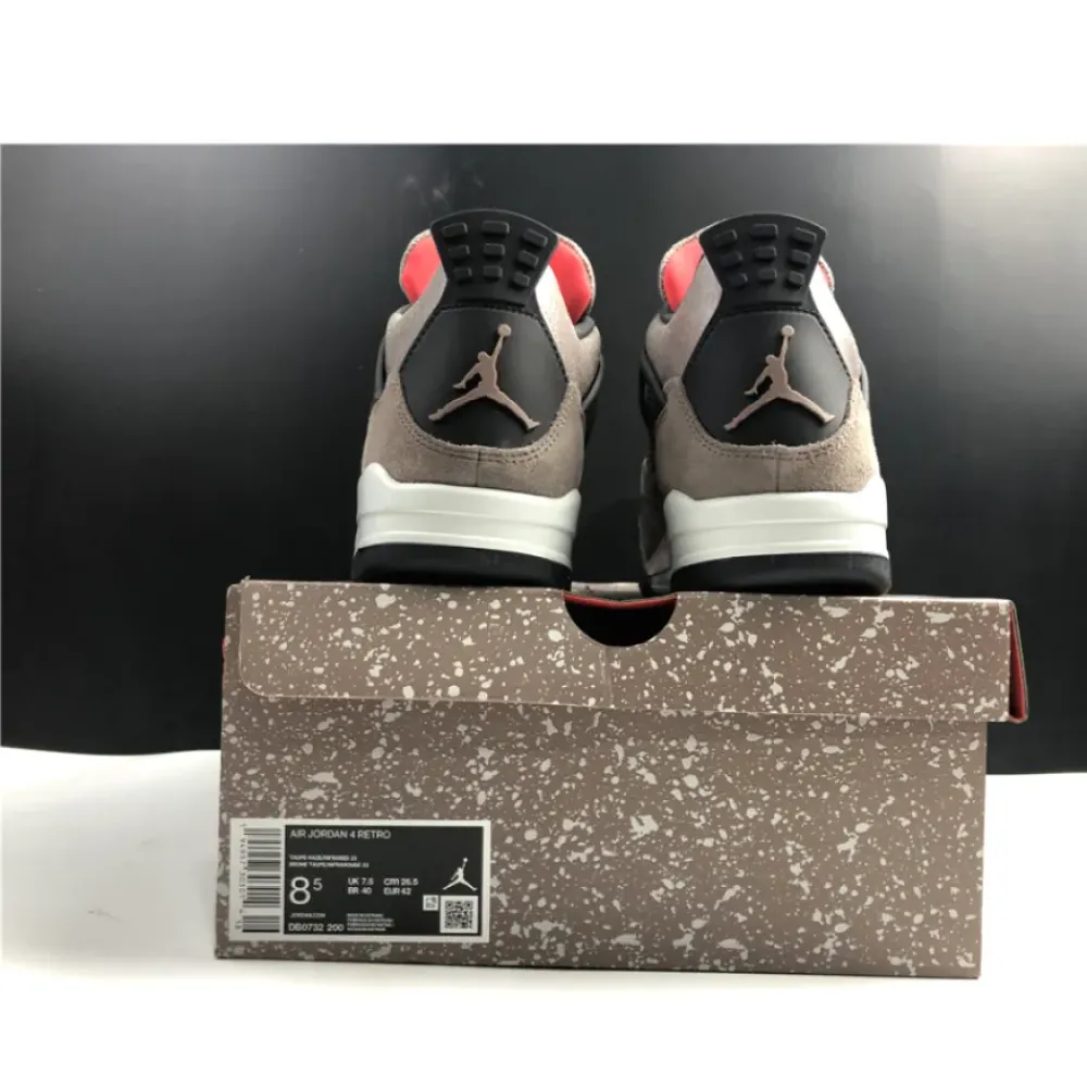 Air Jordan 4 (IV) Retro Taupe Haze/Oil Grey/Off White/Infrared 23