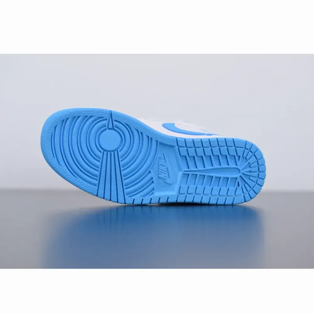 Air Jordan 1 Mid ‘UNC’ White Blue  BQ6472-114