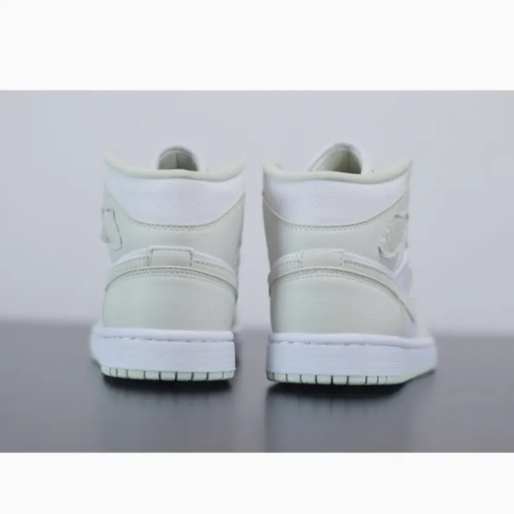 Air Jordan 1 Mid WMNS White/Spruce Aura  CV5280-103