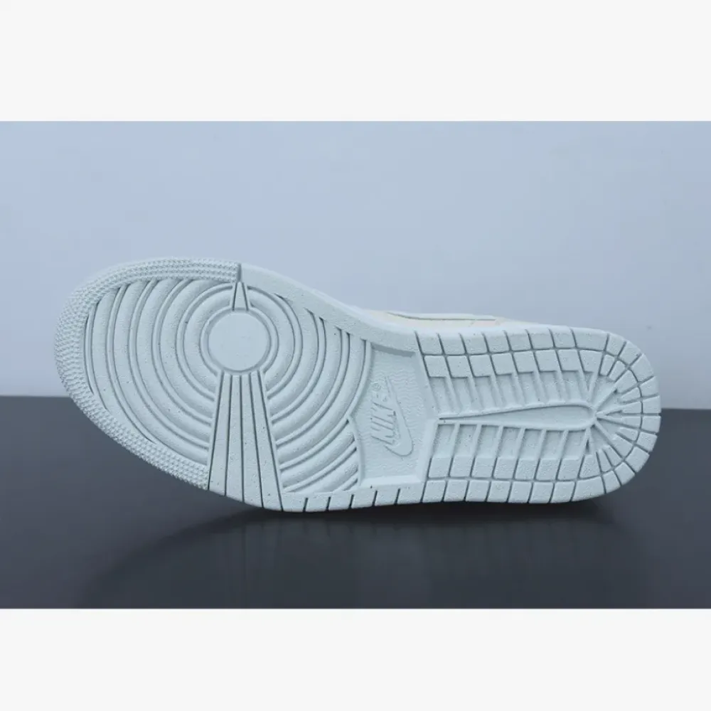 Air Jordan 1 Low Canvas Grey Cream  DQ4151-500