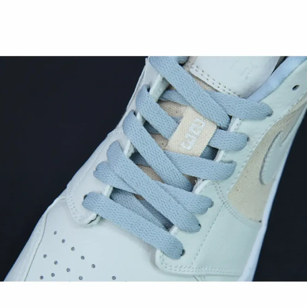 Air Jordan 1 Low Canvas Grey Cream  DQ4151-500