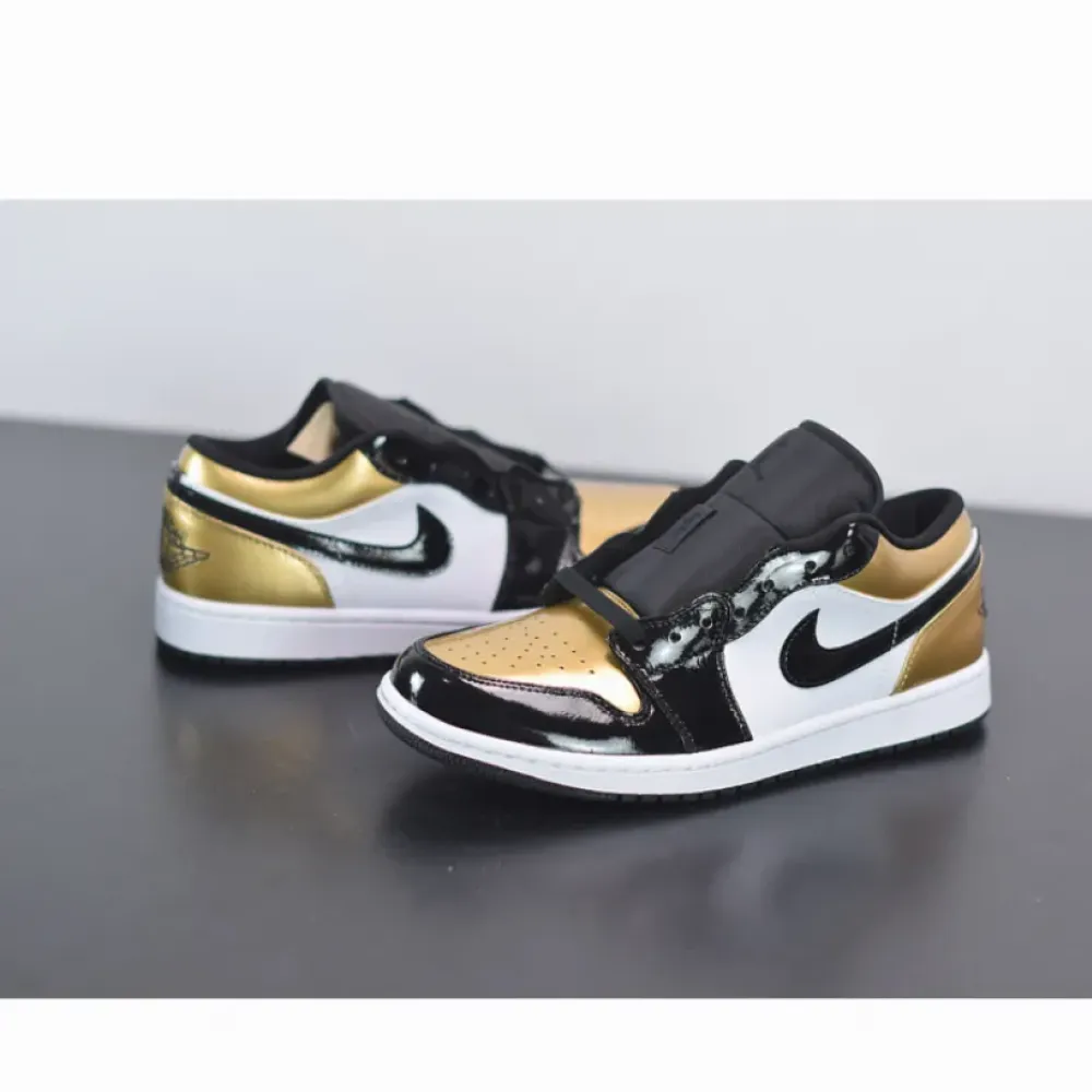 Air Jordan 1 Low Patent “Gold Toe”  CQ9447-700