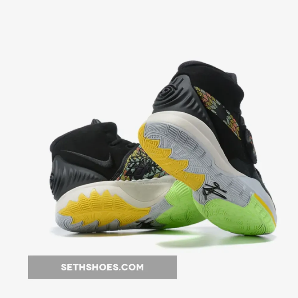 Nike Kyrie 6 “N7” Black/Pure Platinum/Citron Pulse  DA1348-001