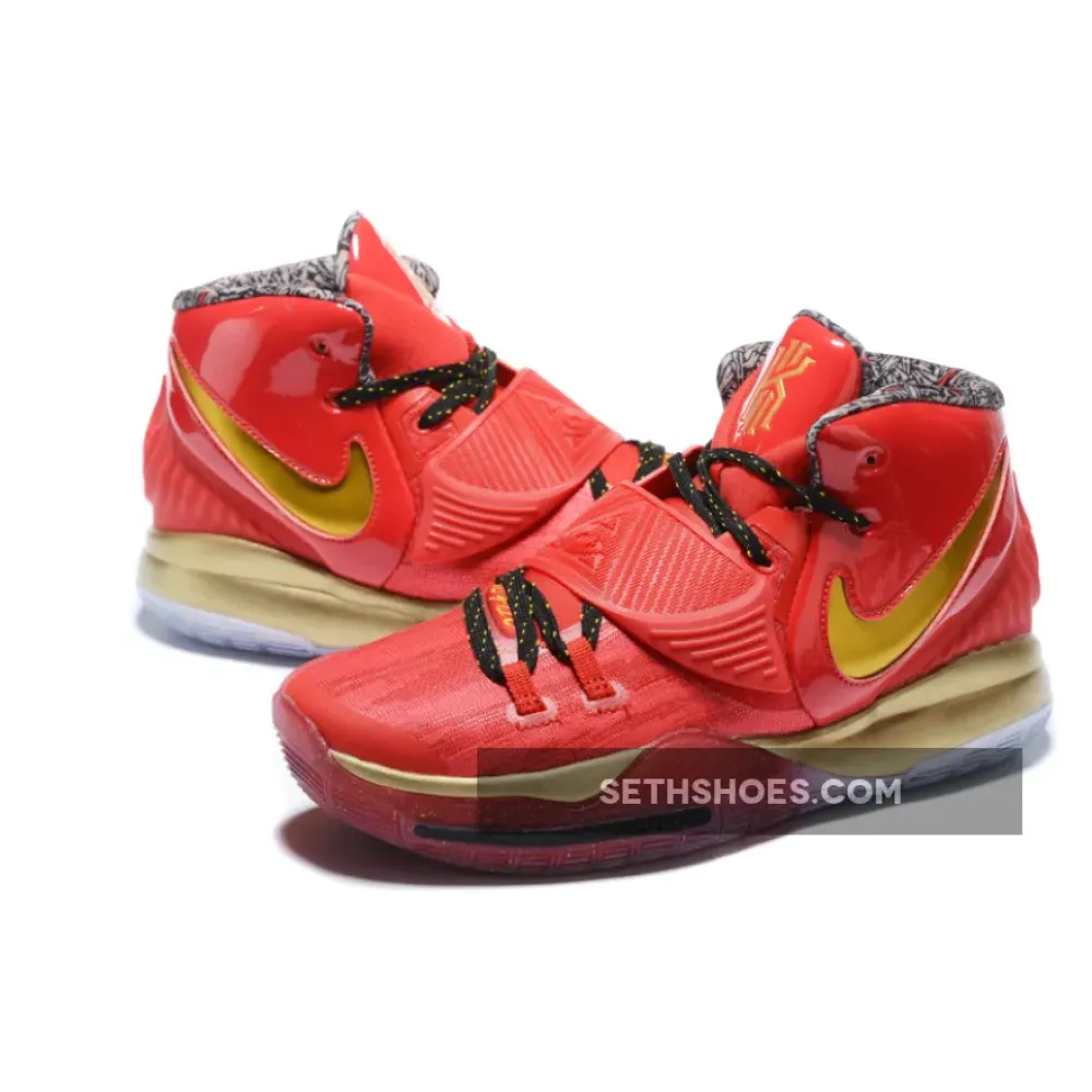 Nike Kyrie 6 “All-Star Trophies” Red Gold  CD5026-900