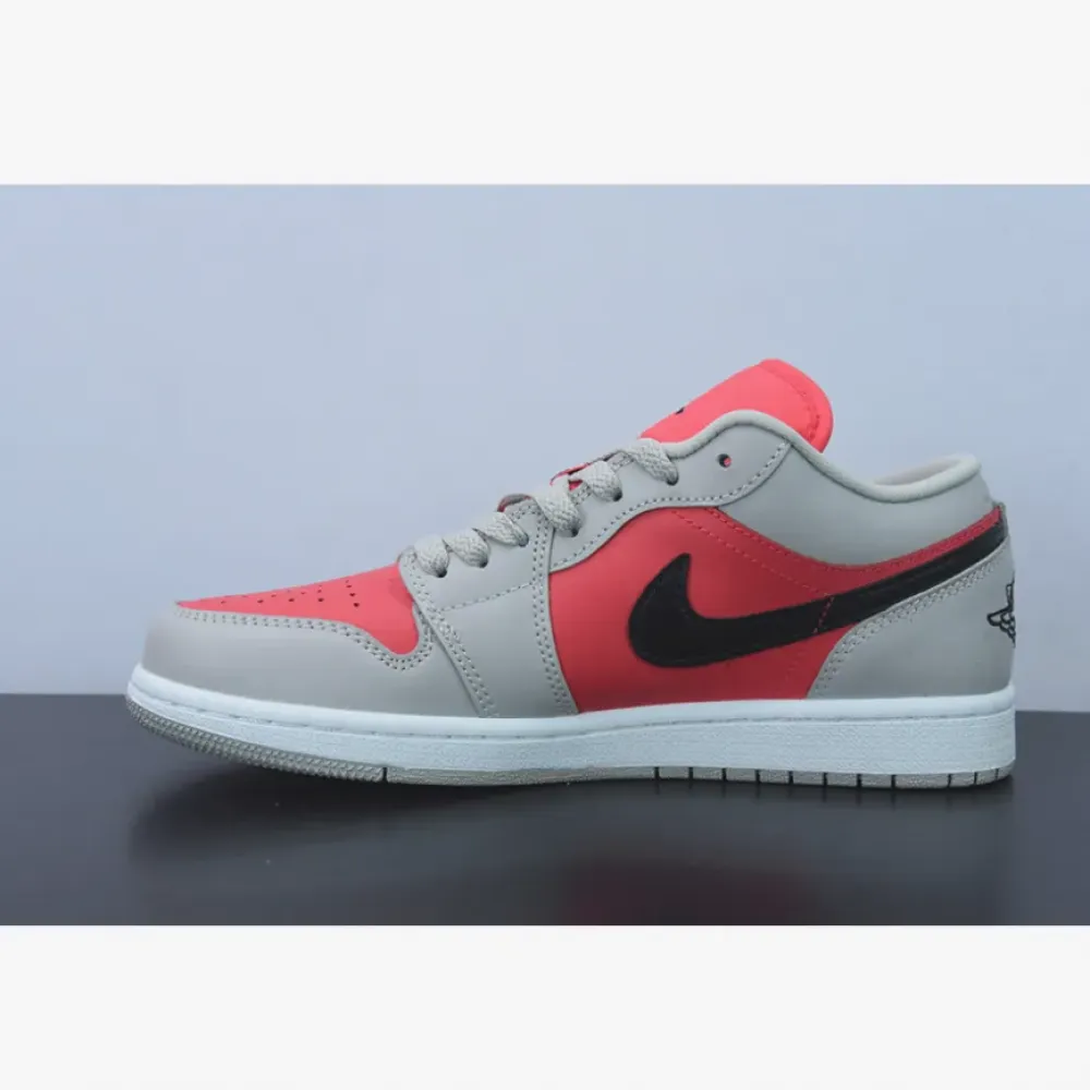 Air Jordan 1 Low Light Iron Ore/Black-Siren Red  DC0774-060