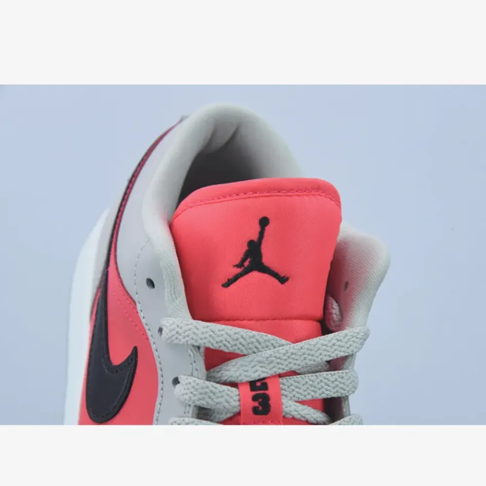 Air Jordan 1 Low Light Iron Ore/Black-Siren Red  DC0774-060