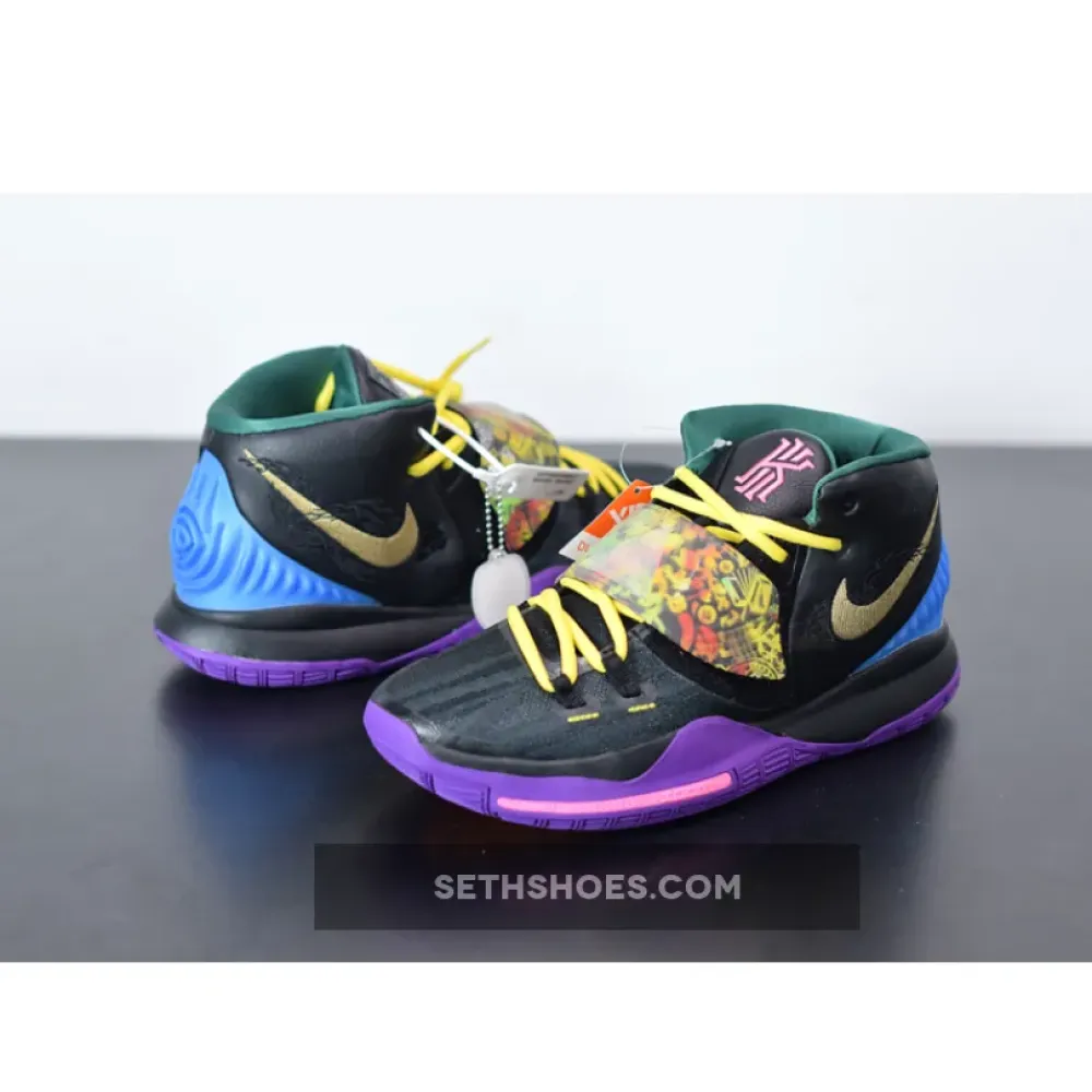Nike Kyrie 6 “CNY” Black/Multi-Color  CD5029-001