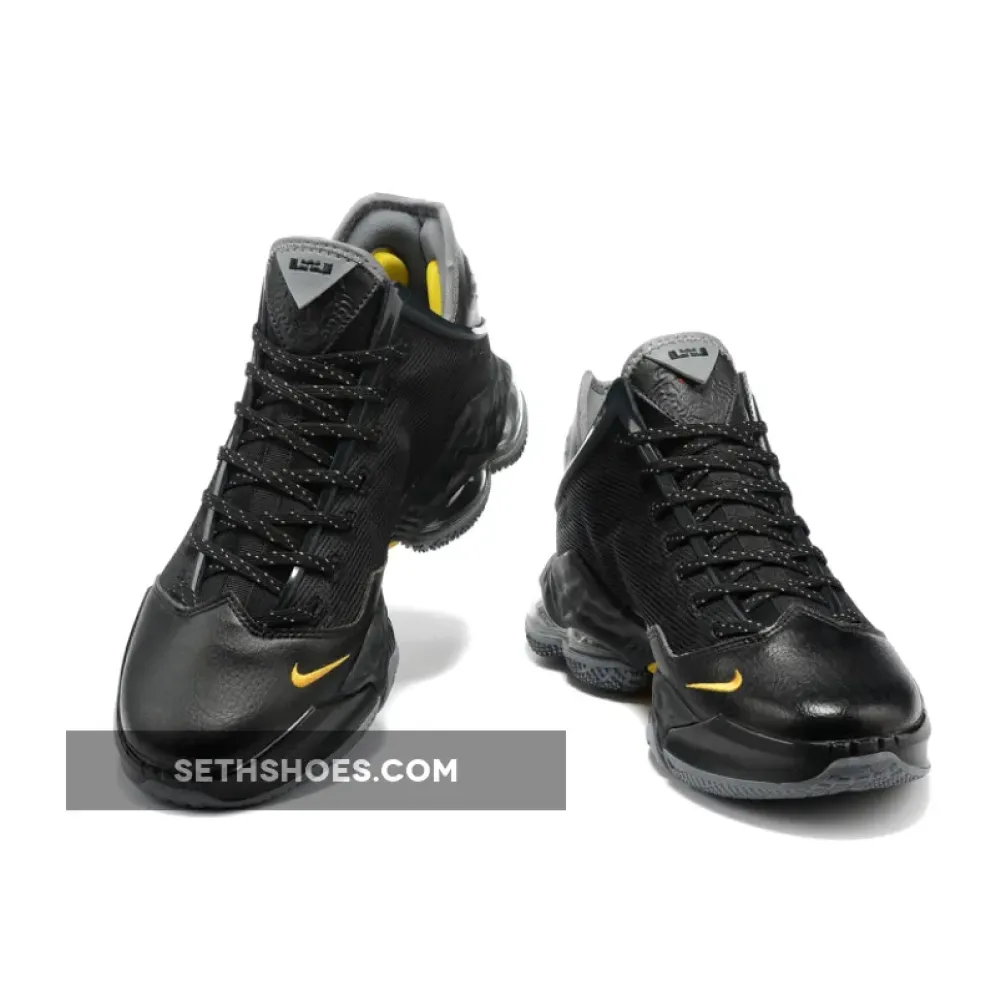 Nike LeBron 19 Low “Witness” Black Yellow