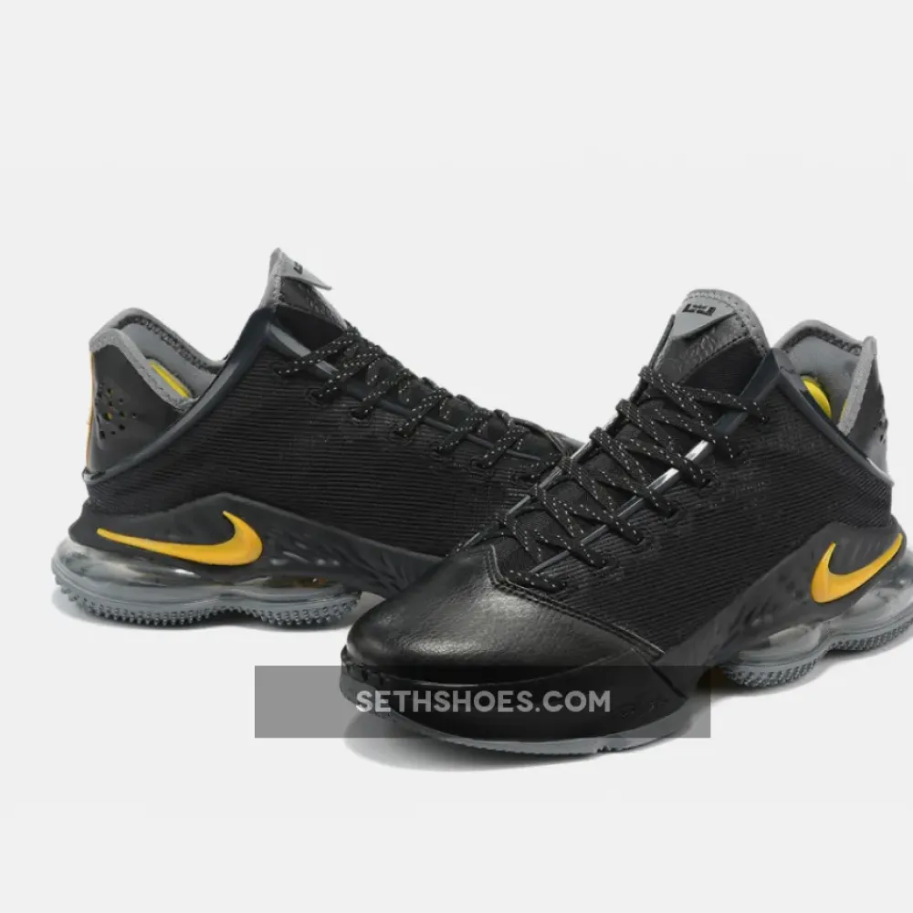 Nike LeBron 19 Low “Witness” Black Yellow