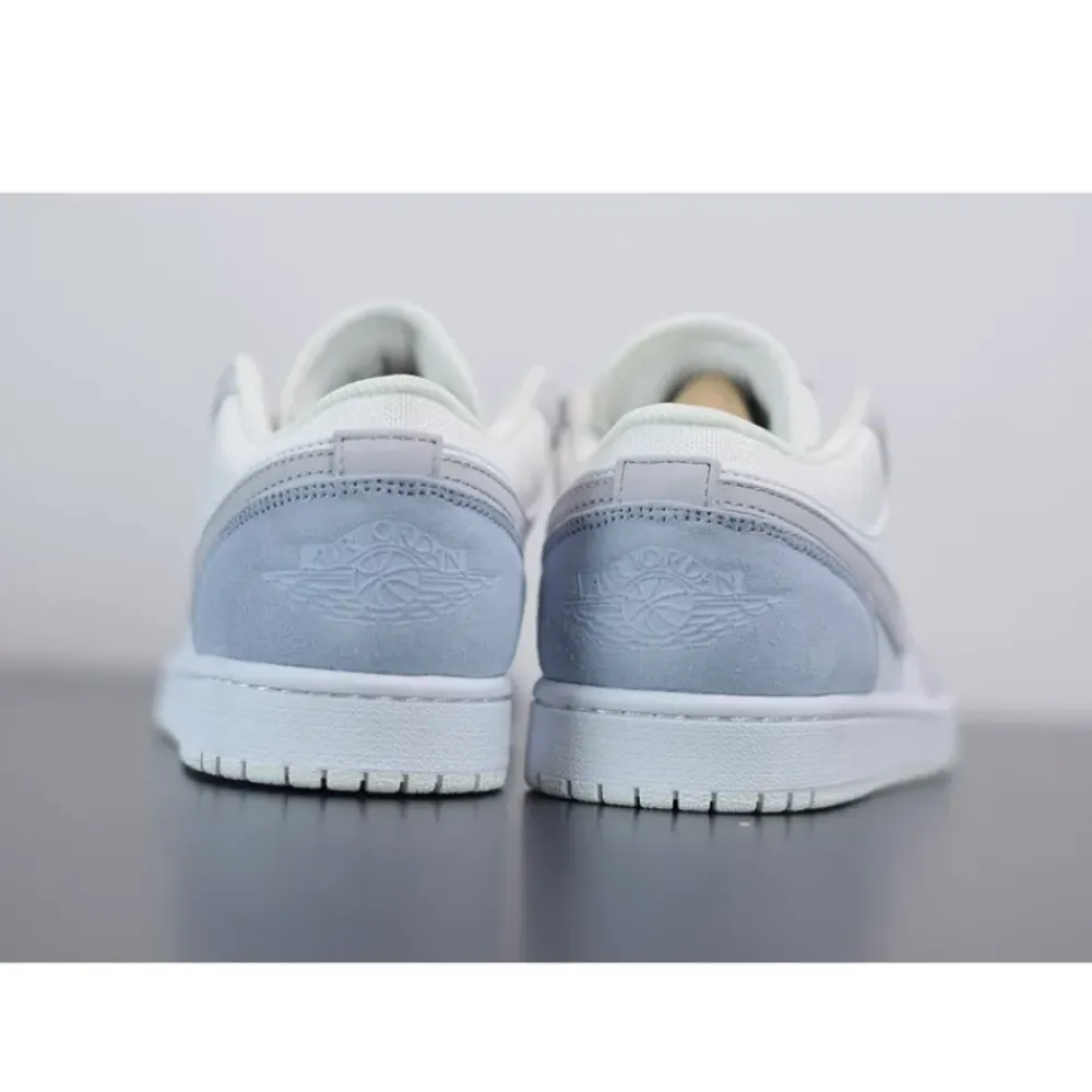 Air Jordan 1 Low “Paris” White/Sky Grey-Football Grey  CV3043-100