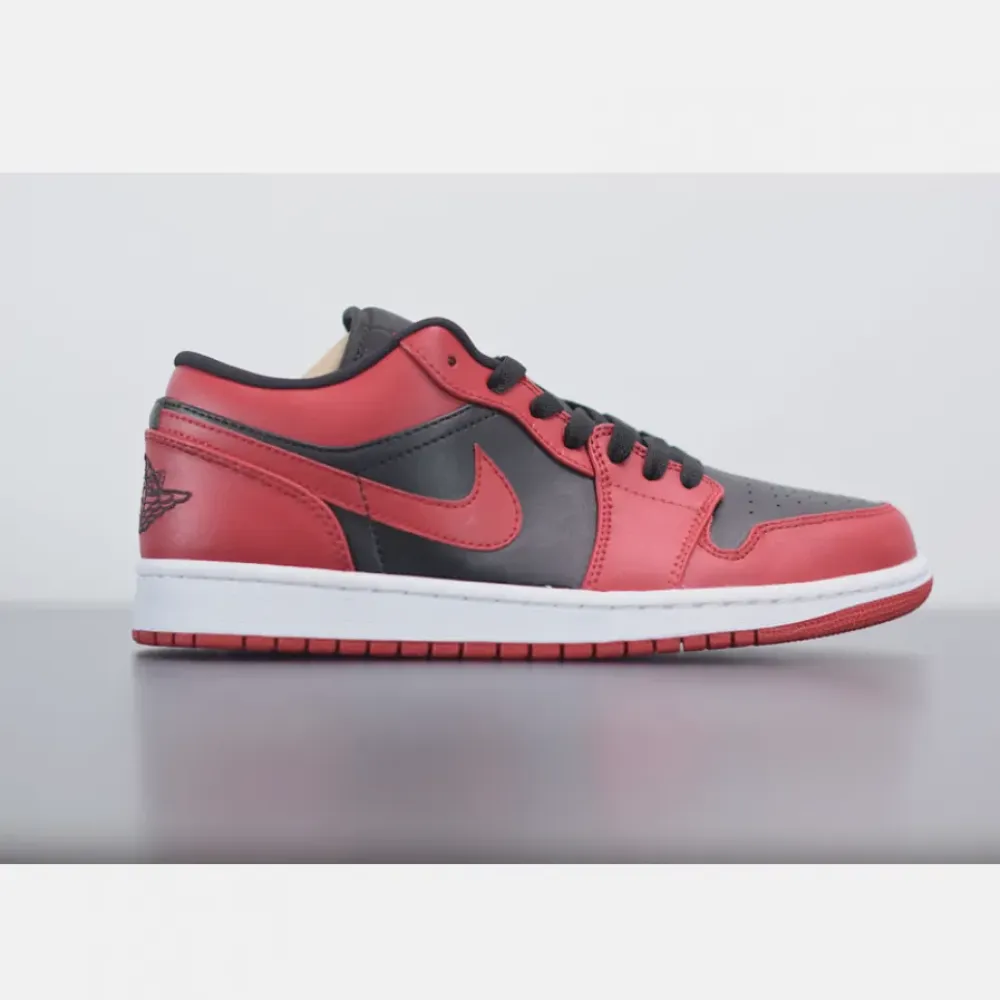 Air Jordan 1 Low Varsity Red/Summit White-Black  553558-606