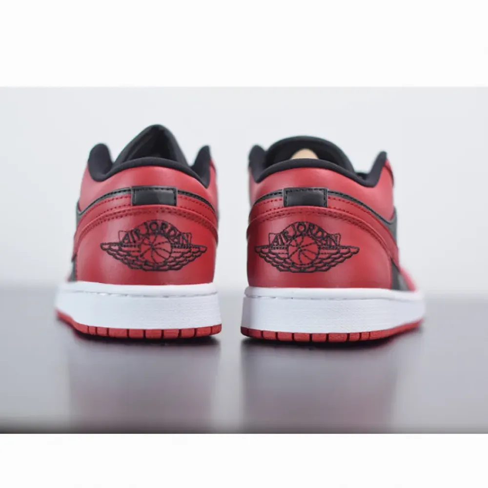 Air Jordan 1 Low Varsity Red/Summit White-Black  553558-606