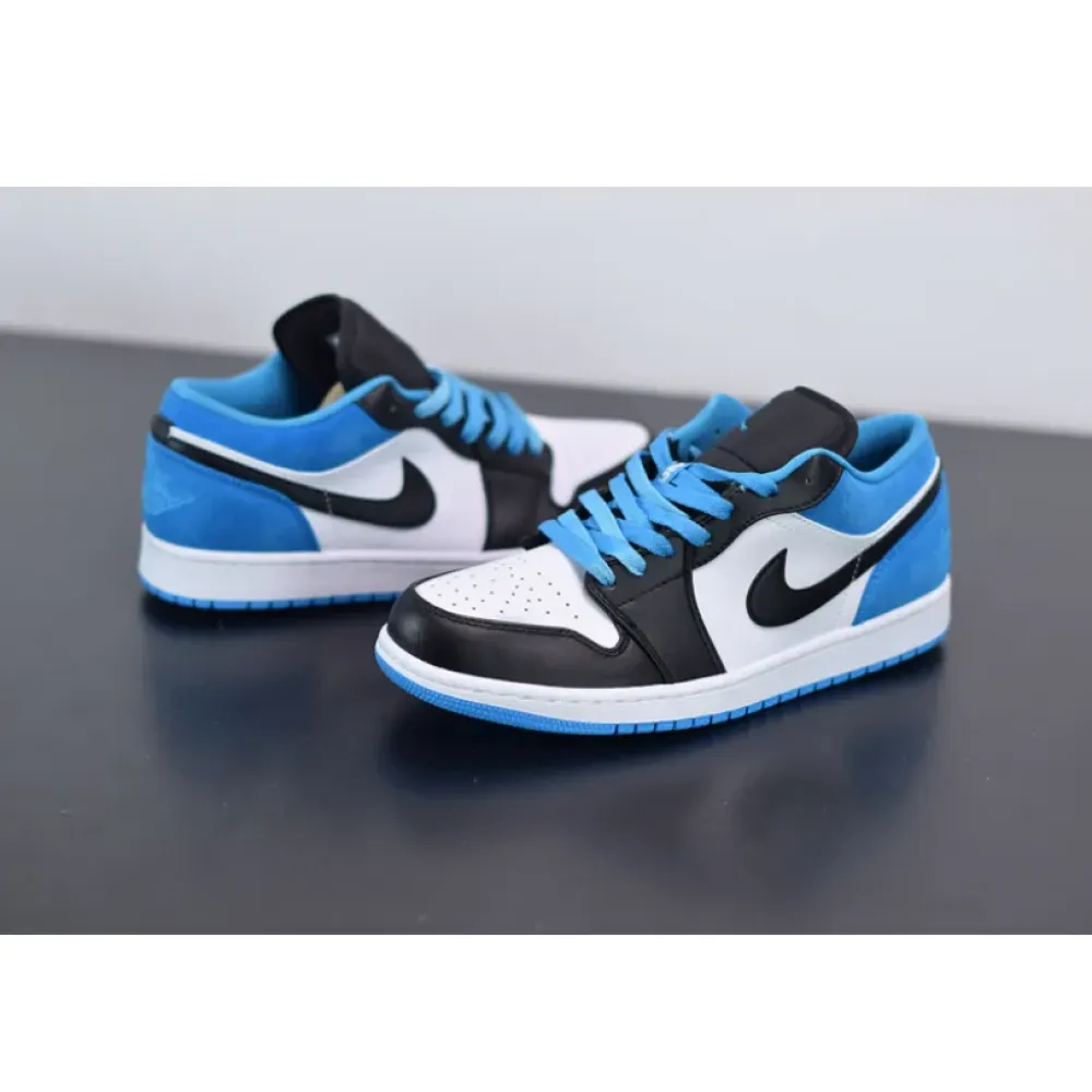 Air Jordan 1 Low SE Black/Laser Blue-White  CK3022-004