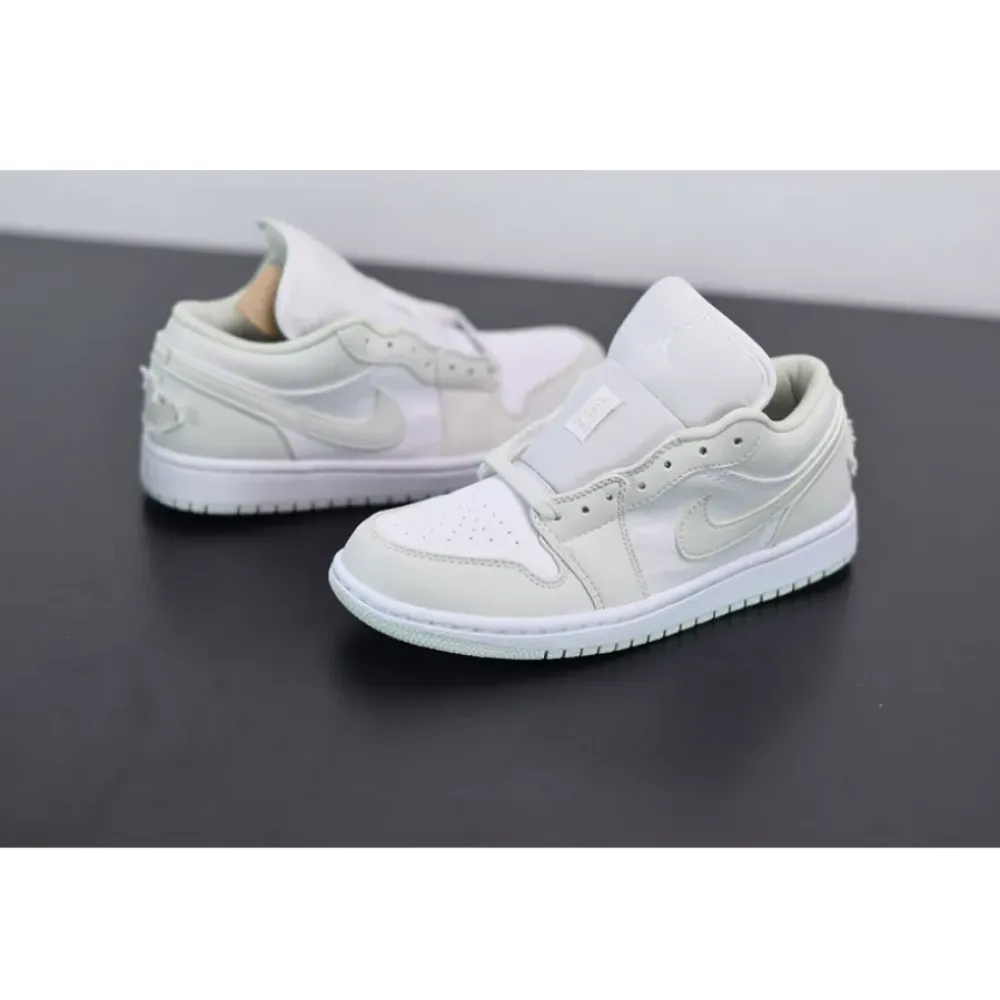 Air Jordan 1 Low White/Spruce Aura  CW1381-003