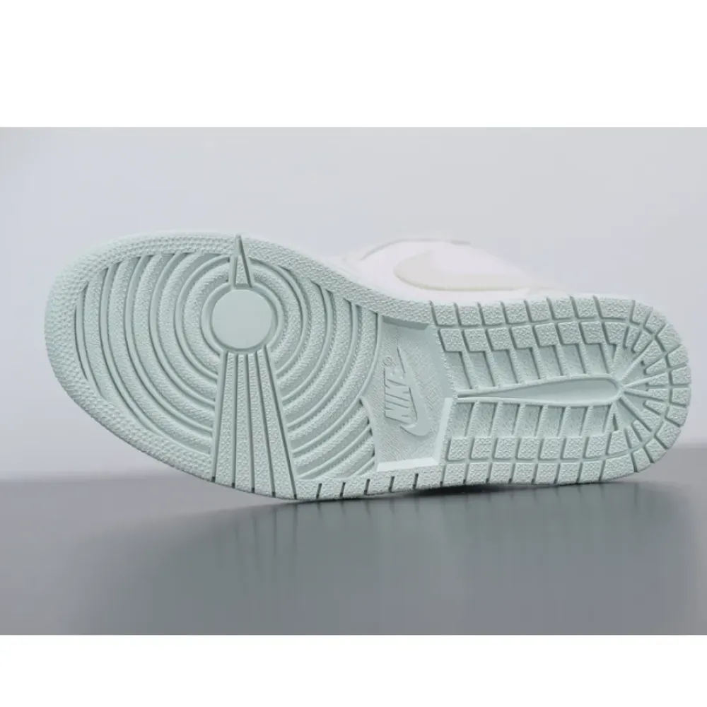 Air Jordan 1 Low White/Spruce Aura  CW1381-003