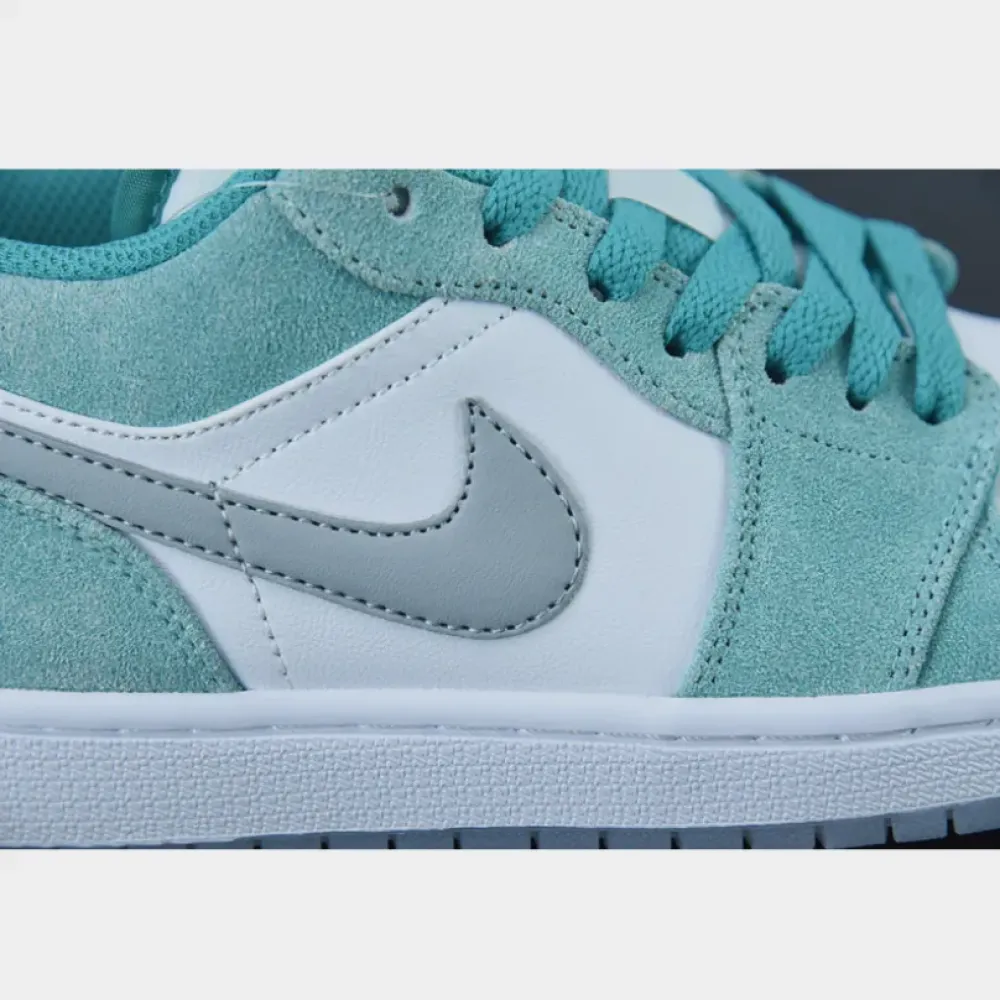 Air Jordan 1 Low New Emerald/White-Light Steel Grey  DN3705-301
