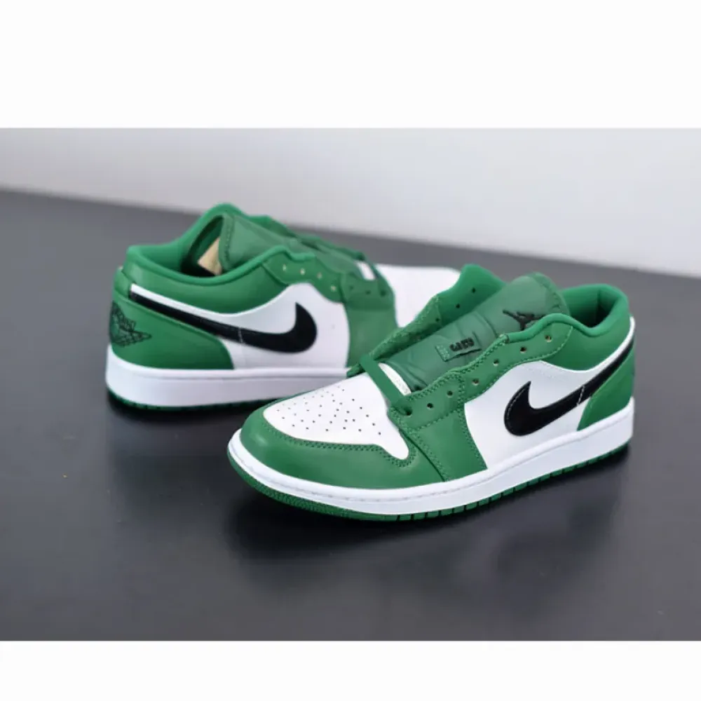 Air Jordan 1 Low Pine Green/White/Black  553558-301