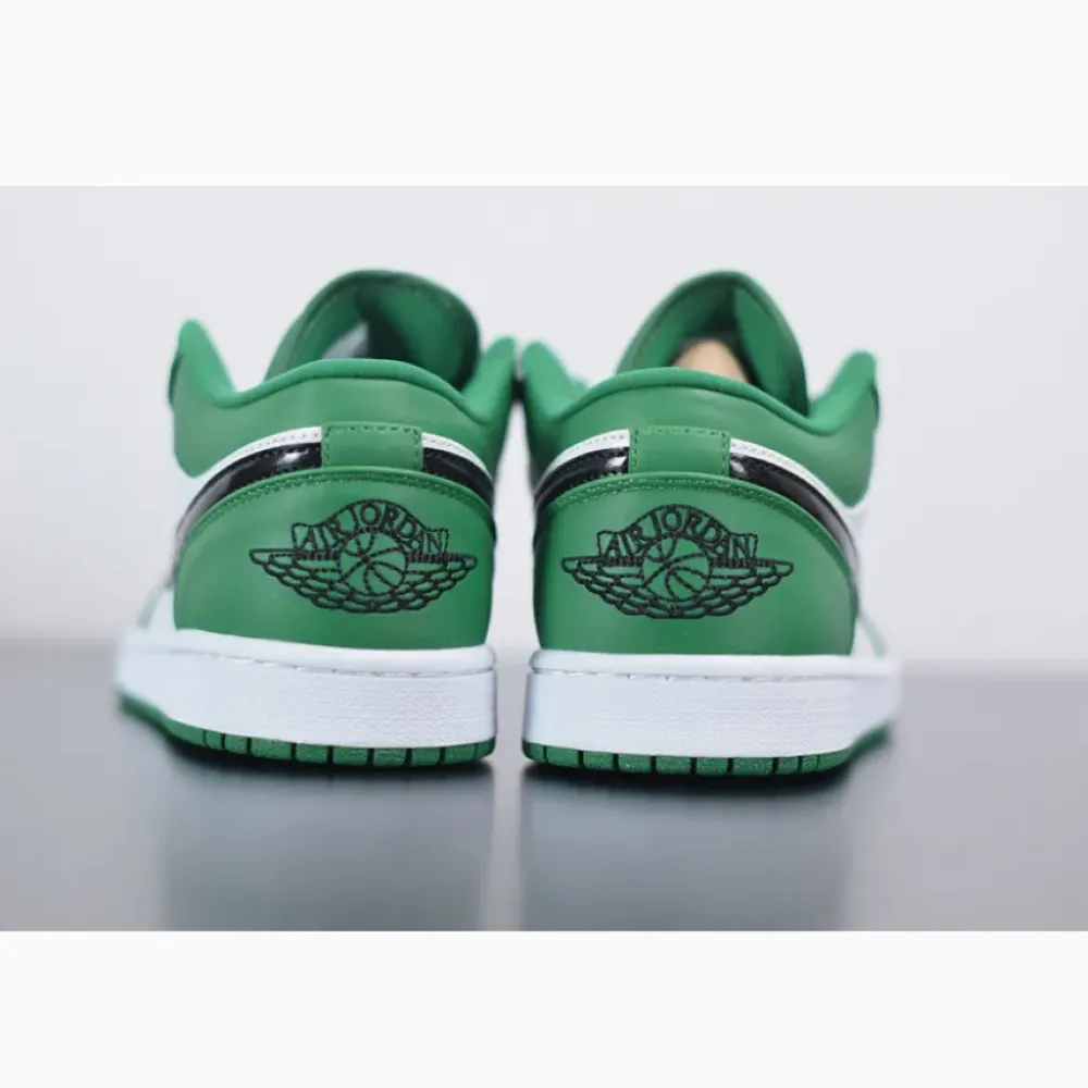 Air Jordan 1 Low Pine Green/White/Black  553558-301
