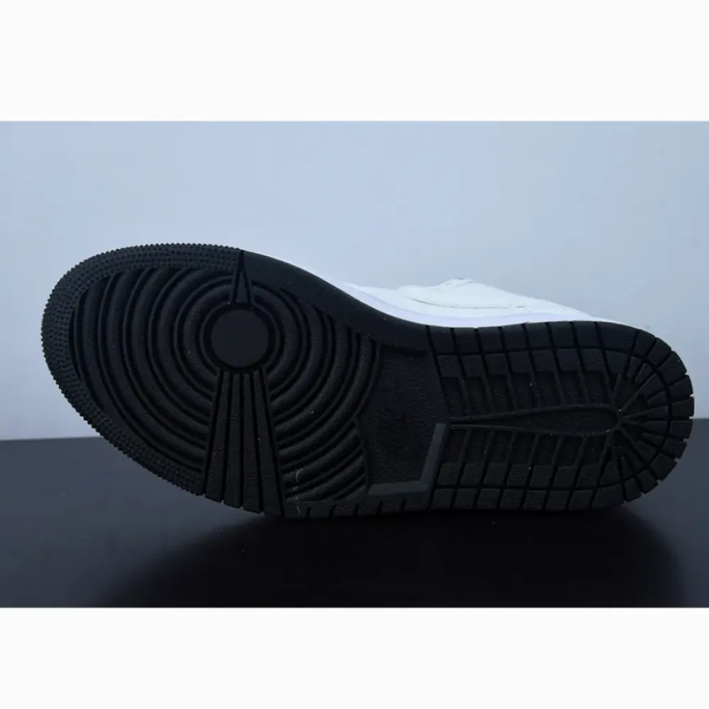 Air Jordan 1 Low White Red and Black  553560-164