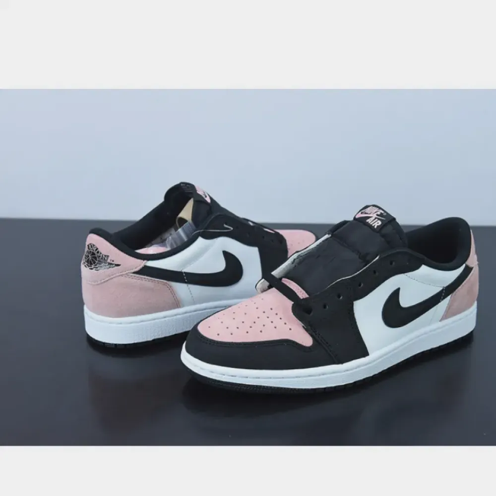 Air Jordan 1 Low OG Black/Bleached Coral-White-Grey Fog  CZ0790-061