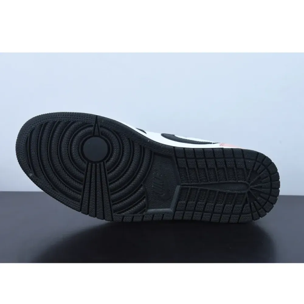 Air Jordan 1 Low OG Black/Bleached Coral-White-Grey Fog  CZ0790-061
