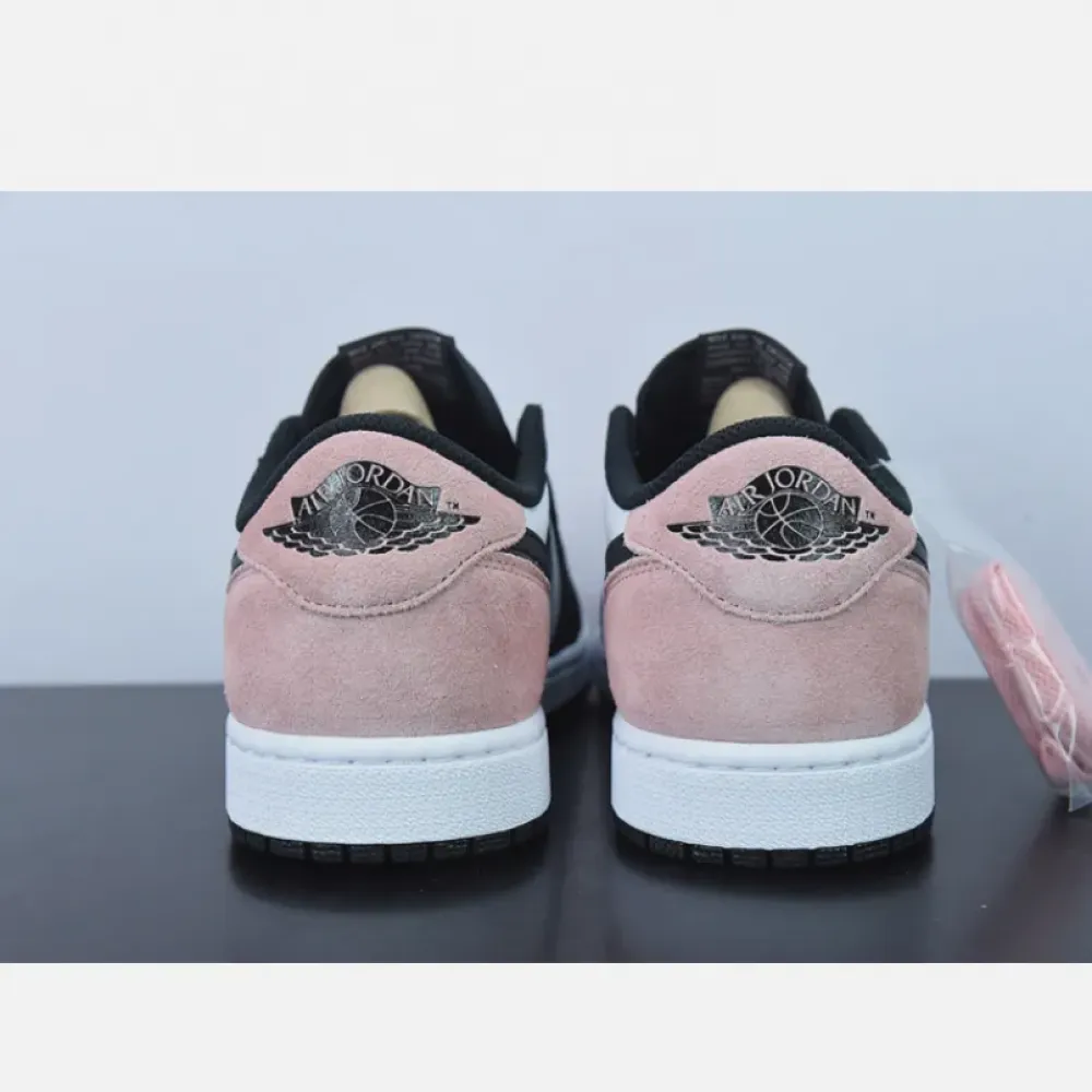 Air Jordan 1 Low OG Black/Bleached Coral-White-Grey Fog  CZ0790-061