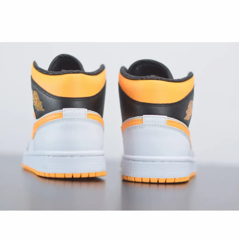 Air Jordan 1 Mid Black/Laser Orange  CV5276-107