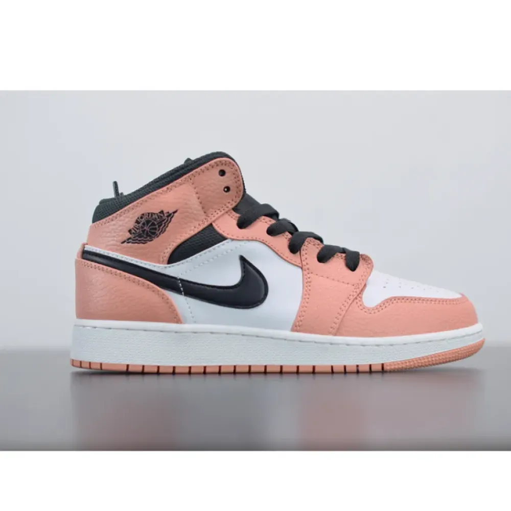 Air Jordan 1 Mid “Pink Quartz”  555112-603