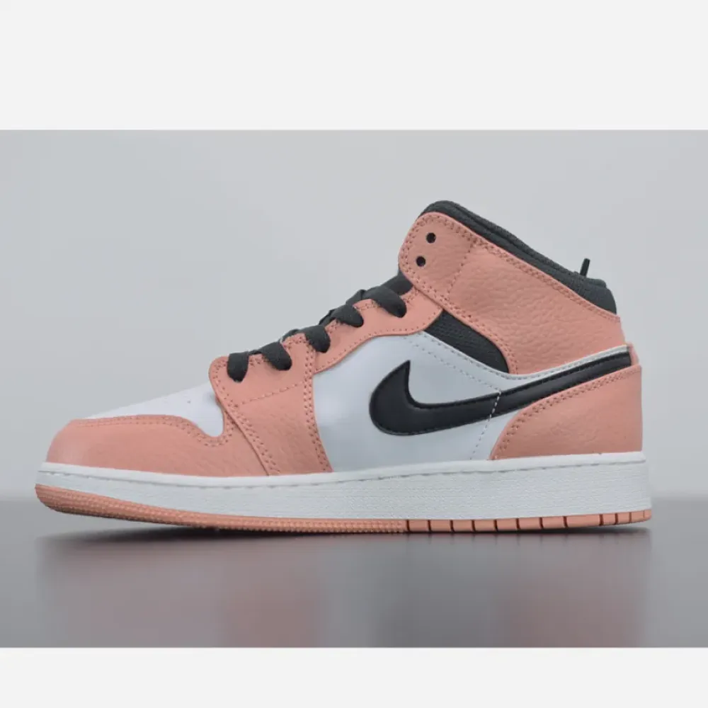 Air Jordan 1 Mid “Pink Quartz”  555112-603