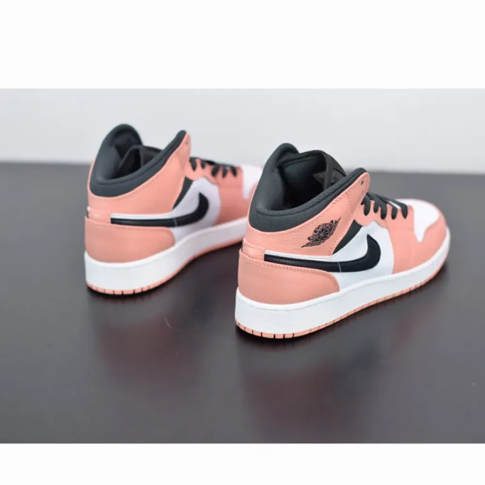 Air Jordan 1 Mid “Pink Quartz”  555112-603