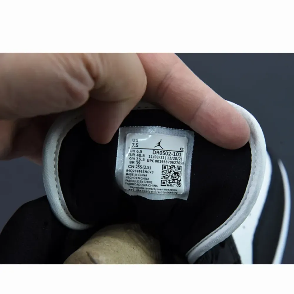 Air Jordan 1 Low Homage Black/White  DR0502-101