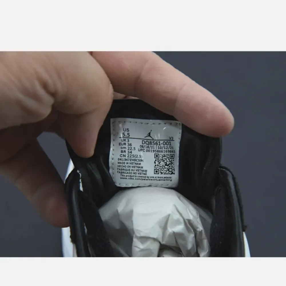 Air Jordan 1 Elevate Low ‘Silver Toe’ White/Black-Silver  DQ8561-001