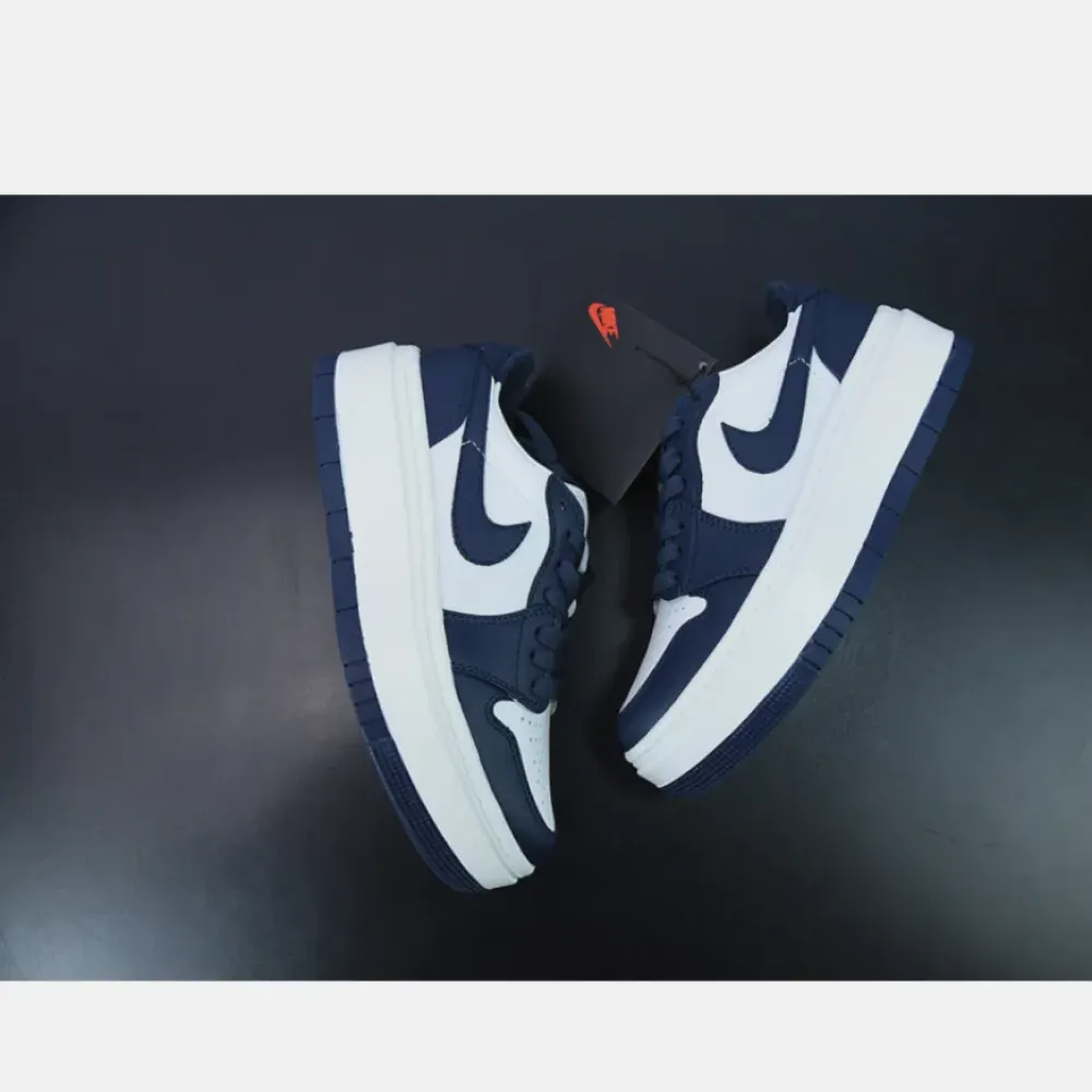 Air Jordan 1 Elevate Low White/Midnight Navy-Sail  DH7004-141