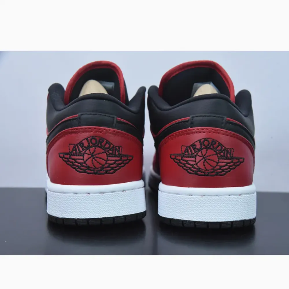 Air Jordan 1 Low Gym Red/Black-White  553558-605