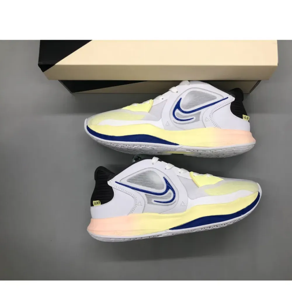Nike Kyrie Low 5 White/Game Royal-Medium Ash-Citron Tint DJ6012-100