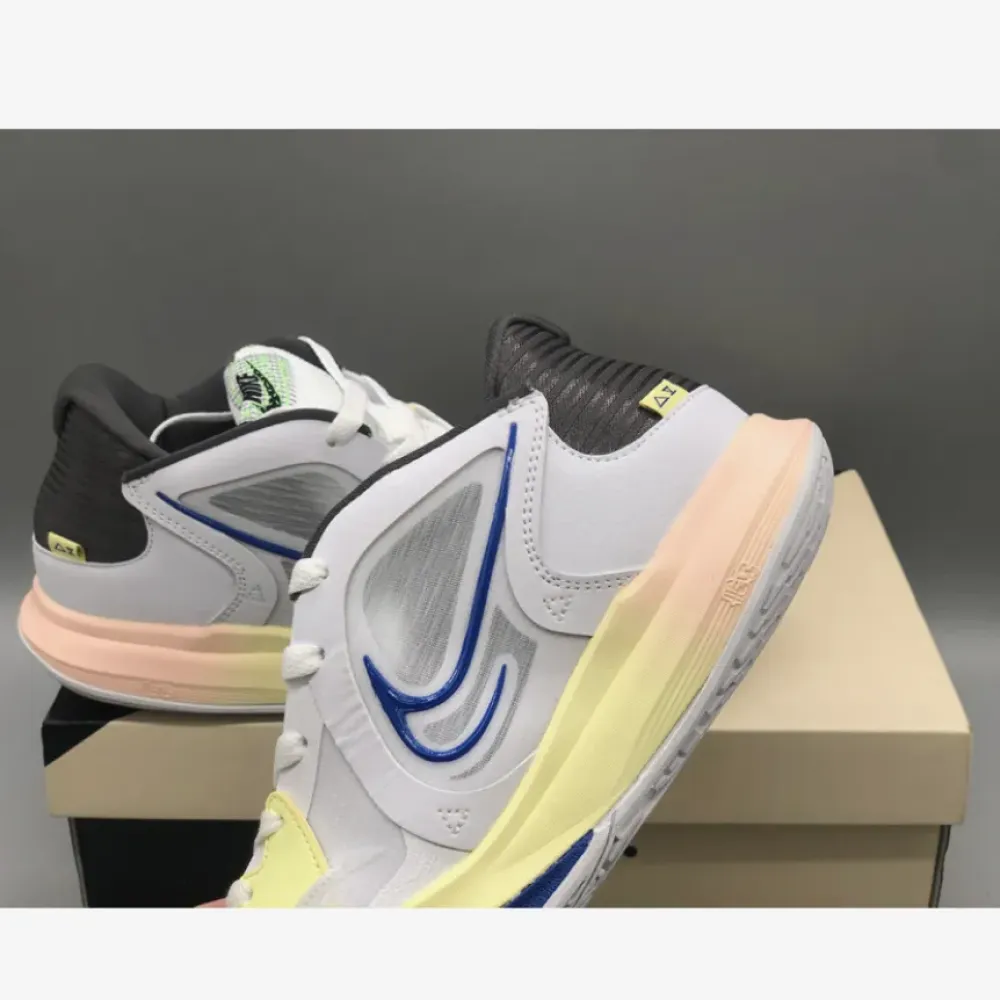 Nike Kyrie Low 5 White/Game Royal-Medium Ash-Citron Tint DJ6012-100